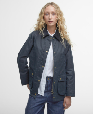 Acorn Wax Jacket Navy