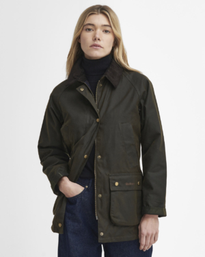 Acorn Wax Jacket Olive