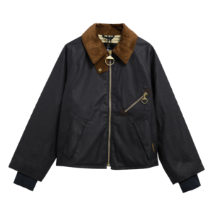 Arlene Wax Jacket Navy/Ancient