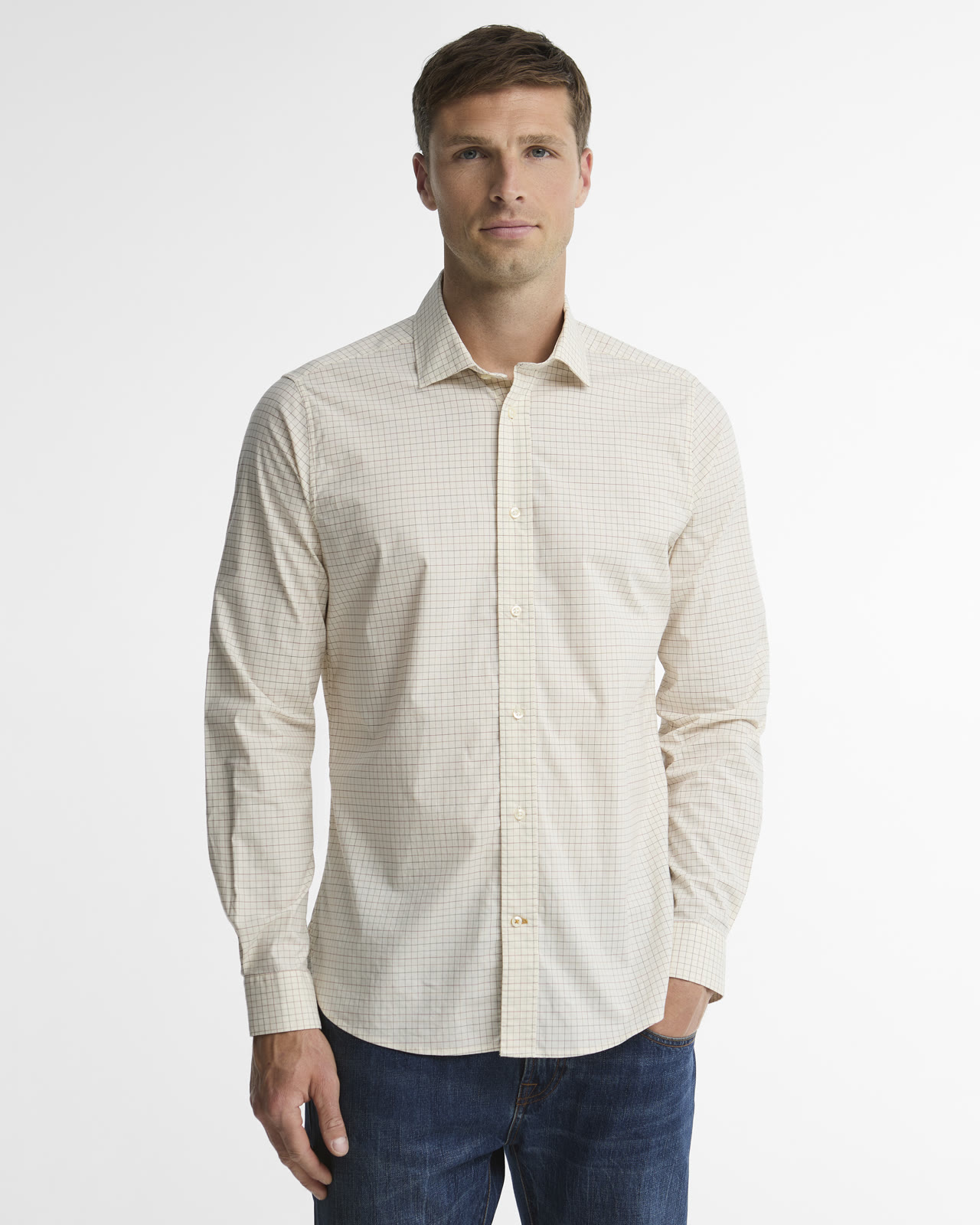 ashfield-tailored-tattersall-shirt-whisper-white-homme-MSH5877WH32_1_light Ashfield Tailored Tattersall Shirt Whisper White