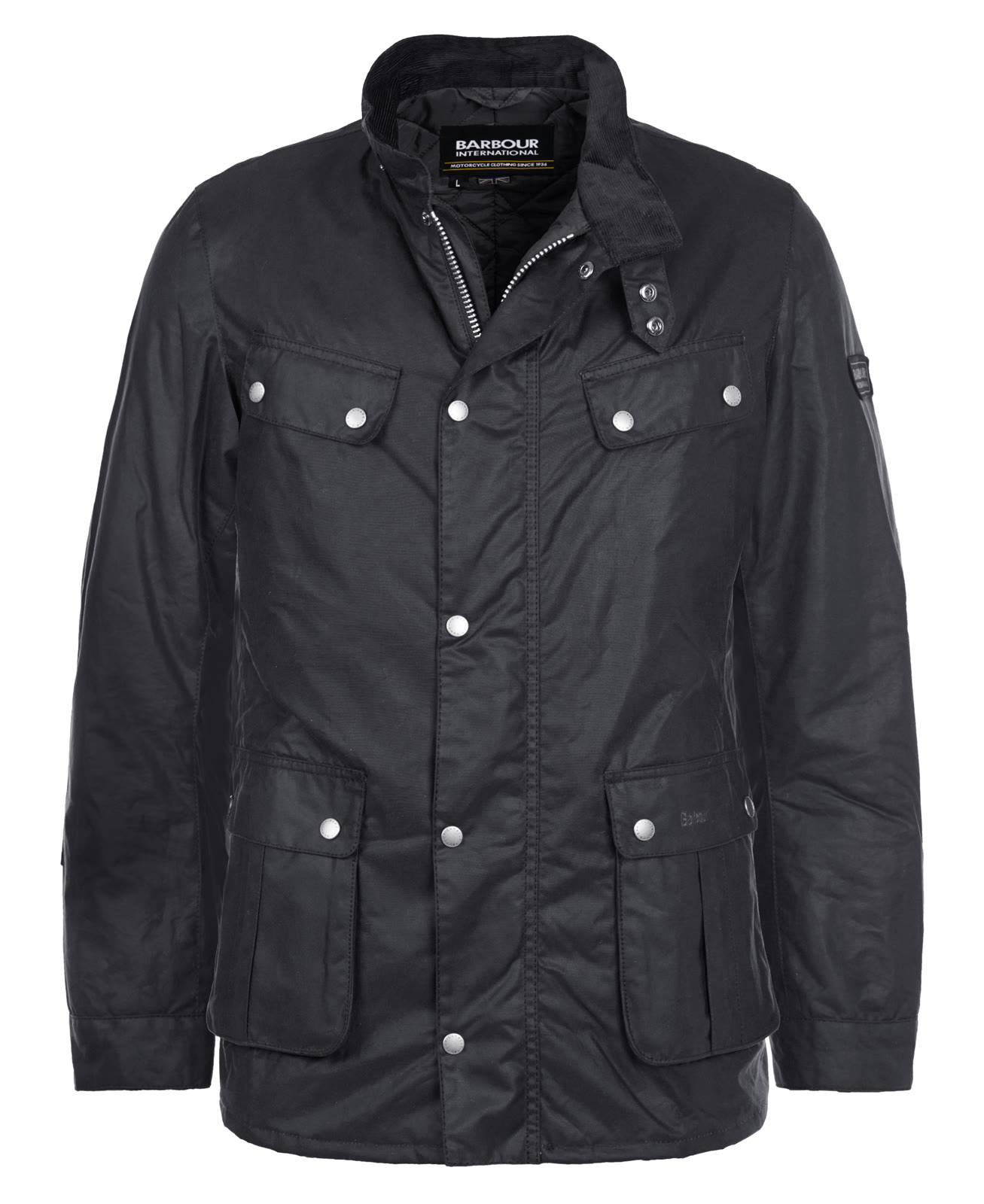 b-intl-duke-wax-jacket-sage-homme-MWX0337SG91_02flat_light B.Intl Duke Wax Jacket Sage