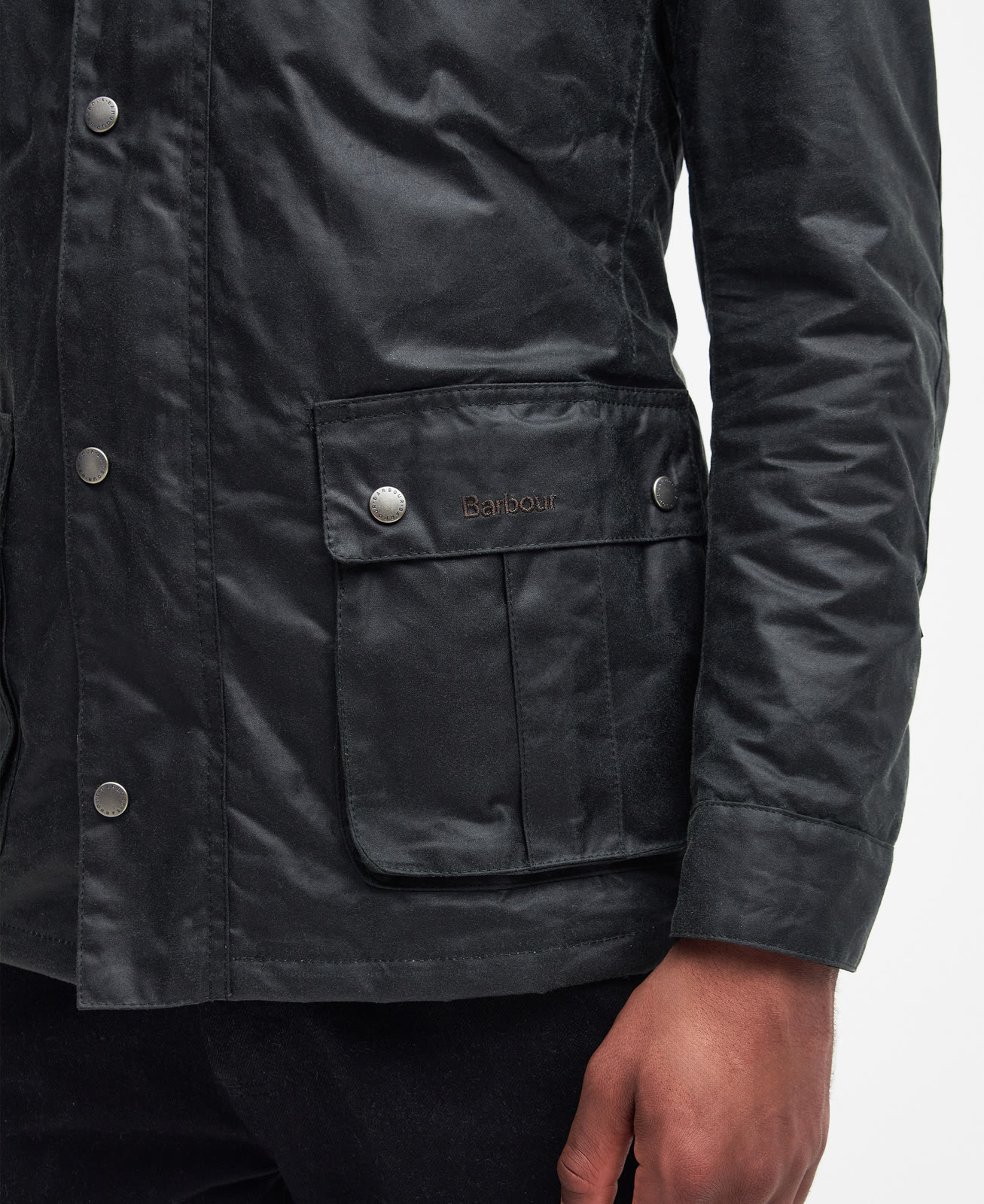 b-intl-duke-wax-jacket-sage-homme-MWX0337SG91_05detailb_light B.Intl Duke Wax Jacket Sage