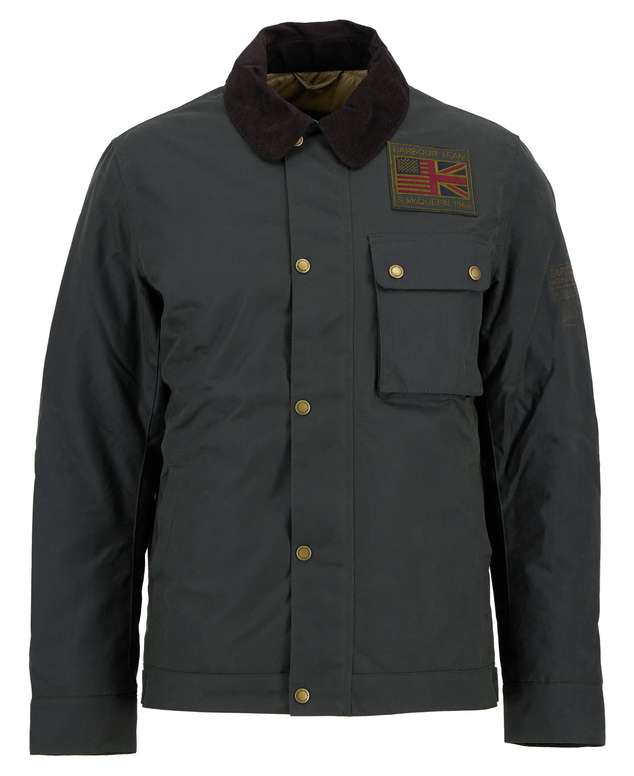 b-intl-workers-wax-jacket-sage-homme-MWX1853SG91_02flat_light B.Intl Workers Wax Jacket Sage
