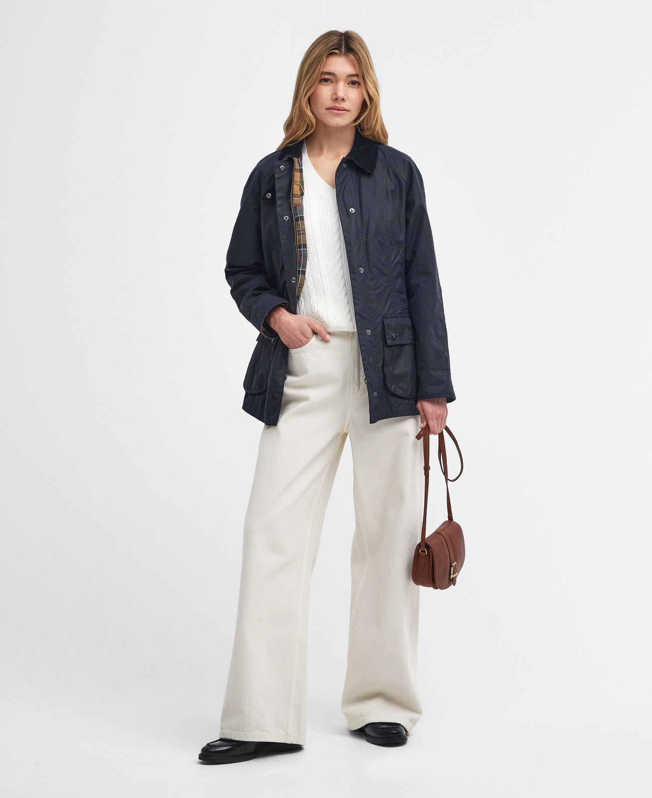 beadnell-wax-jacket-navy-femme-LWX0667NY91_03getthelook_light Beadnell Wax Jacket Navy