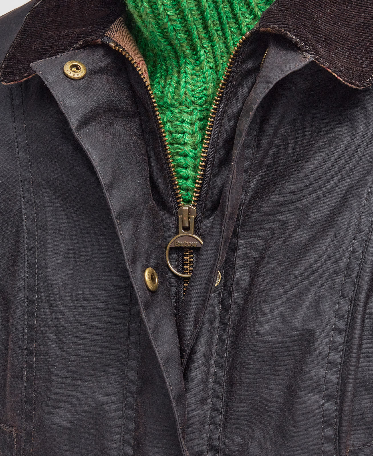 beadnell-wax-jacket-navy-femme-LWX0667RU52_05detailc_light Beadnell Wax Jacket Rustic