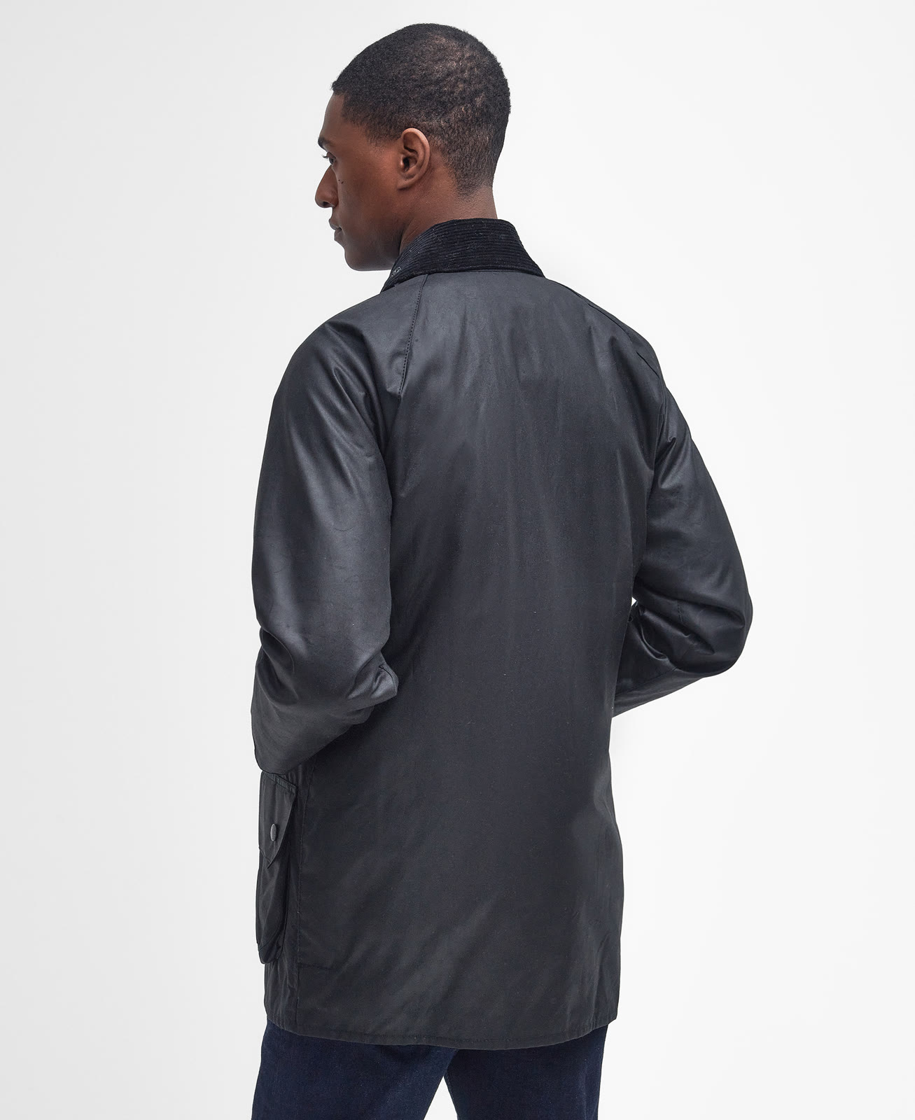 beaufort-wax-jacket-sage-homme-MWX0017BK91_04back_light Beaufort Wax Jacket Black
