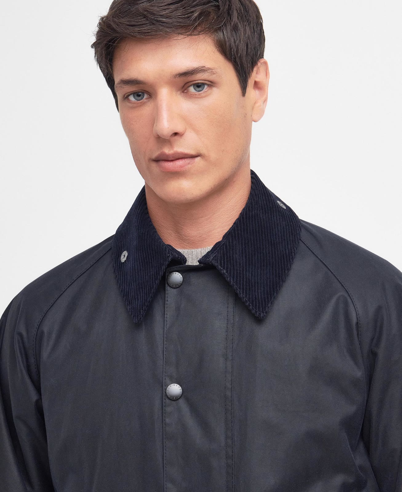 beaufort-wax-jacket-sage-homme-MWX0017NY91_05detaila_light Beaufort Wax Jacket Navy