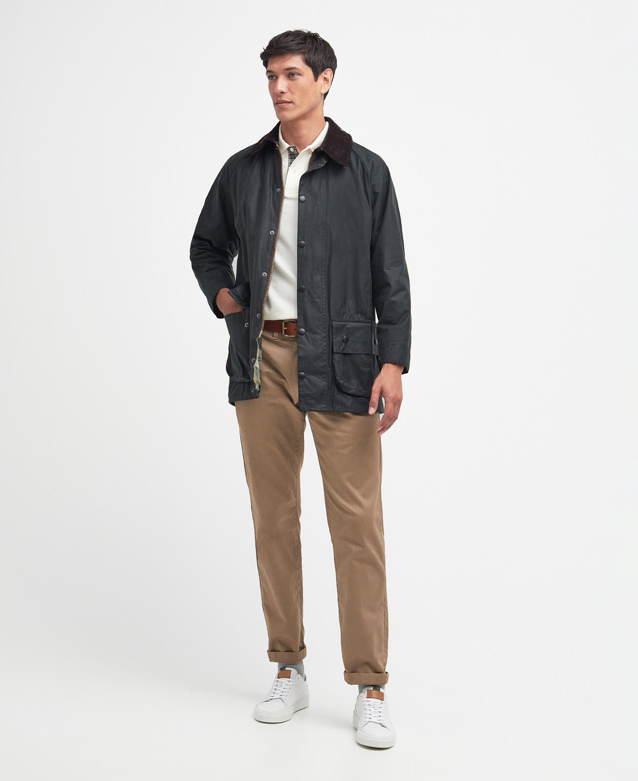 beaufort-wax-jacket-sage-homme-MWX0017SG91_03getthelook_light Beaufort Wax Jacket Sage