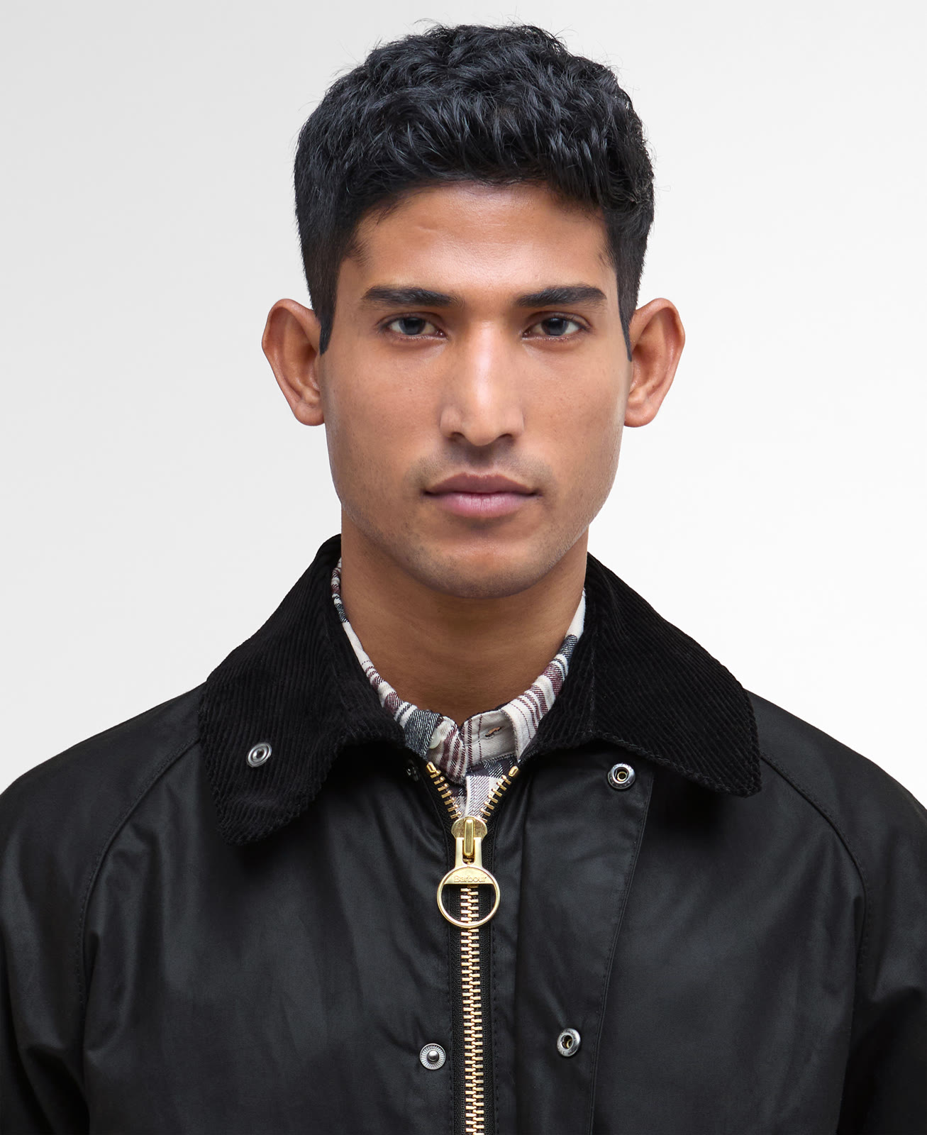 bedale-wax-jacket-sage-homme-MWX0018BK91_05detaila_light Bedale Wax Jacket Black