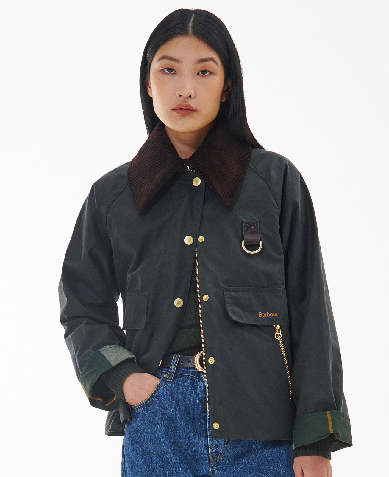 catton-wax-jacket-beech-birchwood-tartan-femme-LWX1333SG51_01front_light Catton Wax Jacket Sage/Ancient