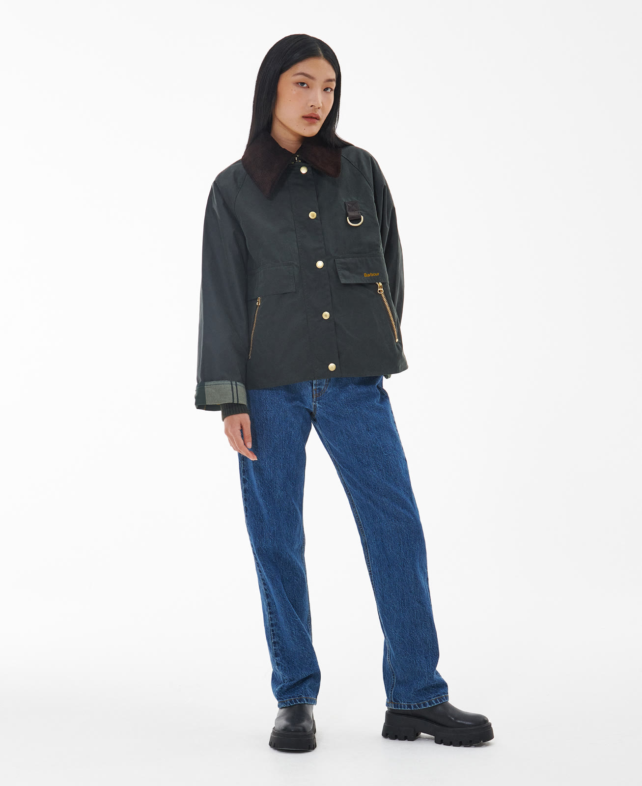 catton-wax-jacket-beech-birchwood-tartan-femme-LWX1333SG51_03getthelook_light Catton Wax Jacket Sage/Ancient