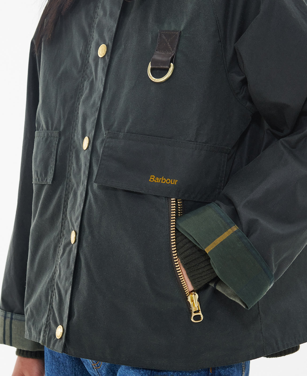 catton-wax-jacket-beech-birchwood-tartan-femme-LWX1333SG51_05detailc_light Catton Wax Jacket Sage/Ancient