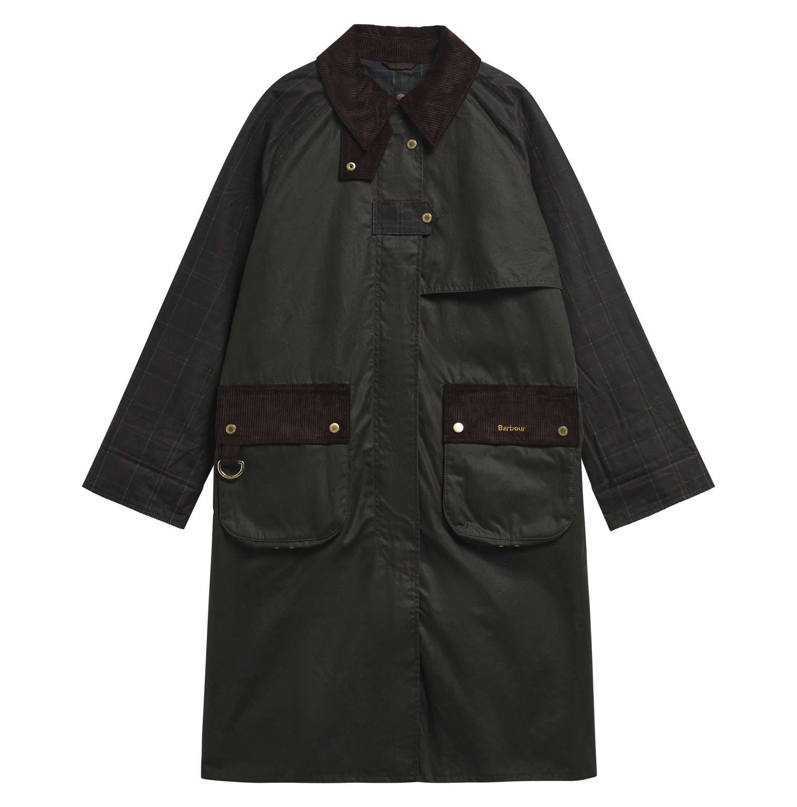 checked-kirklees-wax-jacket-fern-classic-shadow-class-femme-LWX1579OL52_3p_light Checked Kirklees Wax Jacket Fern/Classic/Shadow Class
