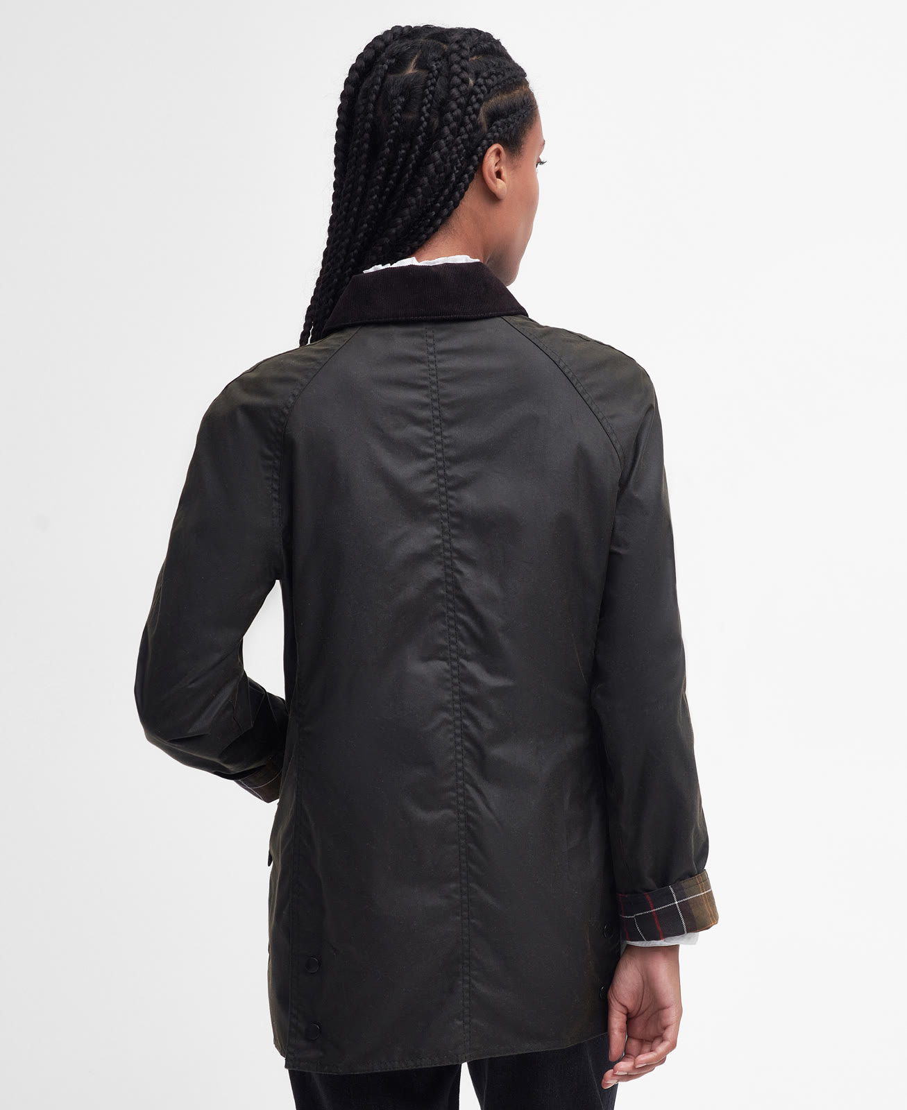 classic-beadnell-wax-jacket-olive-femme-LWX0668OL71_04back_light Classic Beadnell Wax Jacket Olive