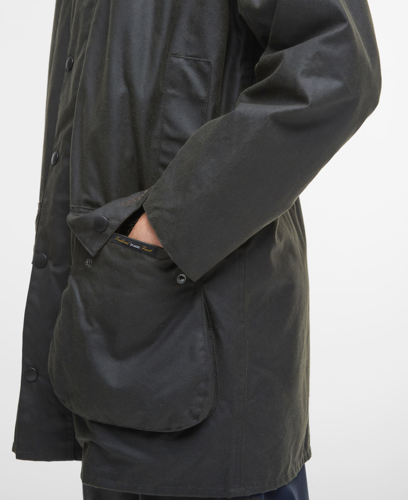 classic-northumbria-wax-jacket-olive-homme-MWX0009OL91_05detaild_light Classic Northumbria Wax Jacket Olive