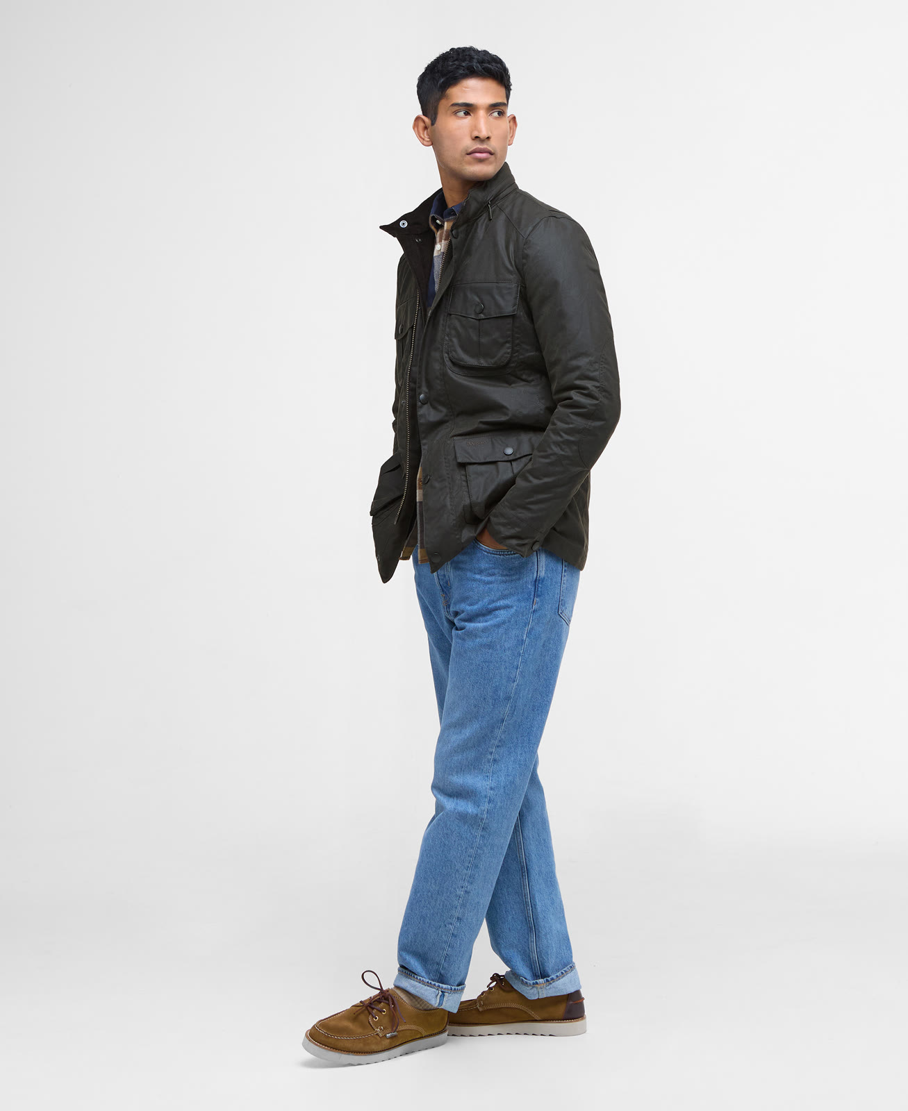 corbridge-wax-jacket-olive-classic-homme-MWX0340OL71_03getthelook_light Corbridge Wax Jacket Olive/Classic