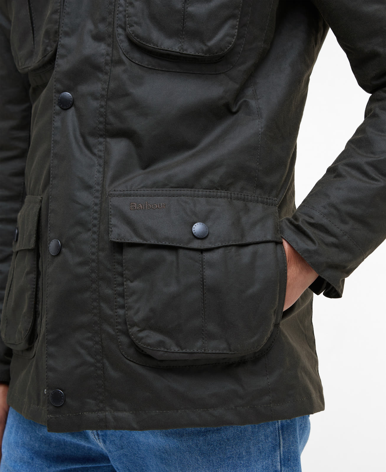 corbridge-wax-jacket-olive-classic-homme-MWX0340OL71_05detaile_light Corbridge Wax Jacket Olive/Classic