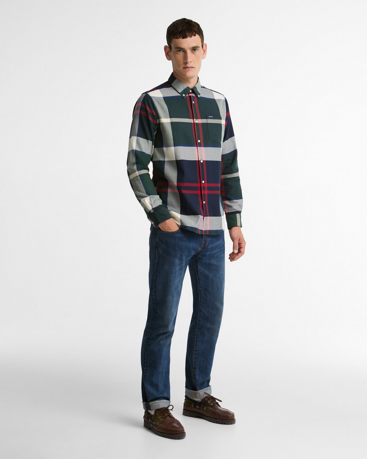 dunoon-tartan-tailored-shirt-evergreen-tartan-homme-MSH4980TN57_2_light Dunoon Tartan Tailored Shirt Evergreen Tartan
