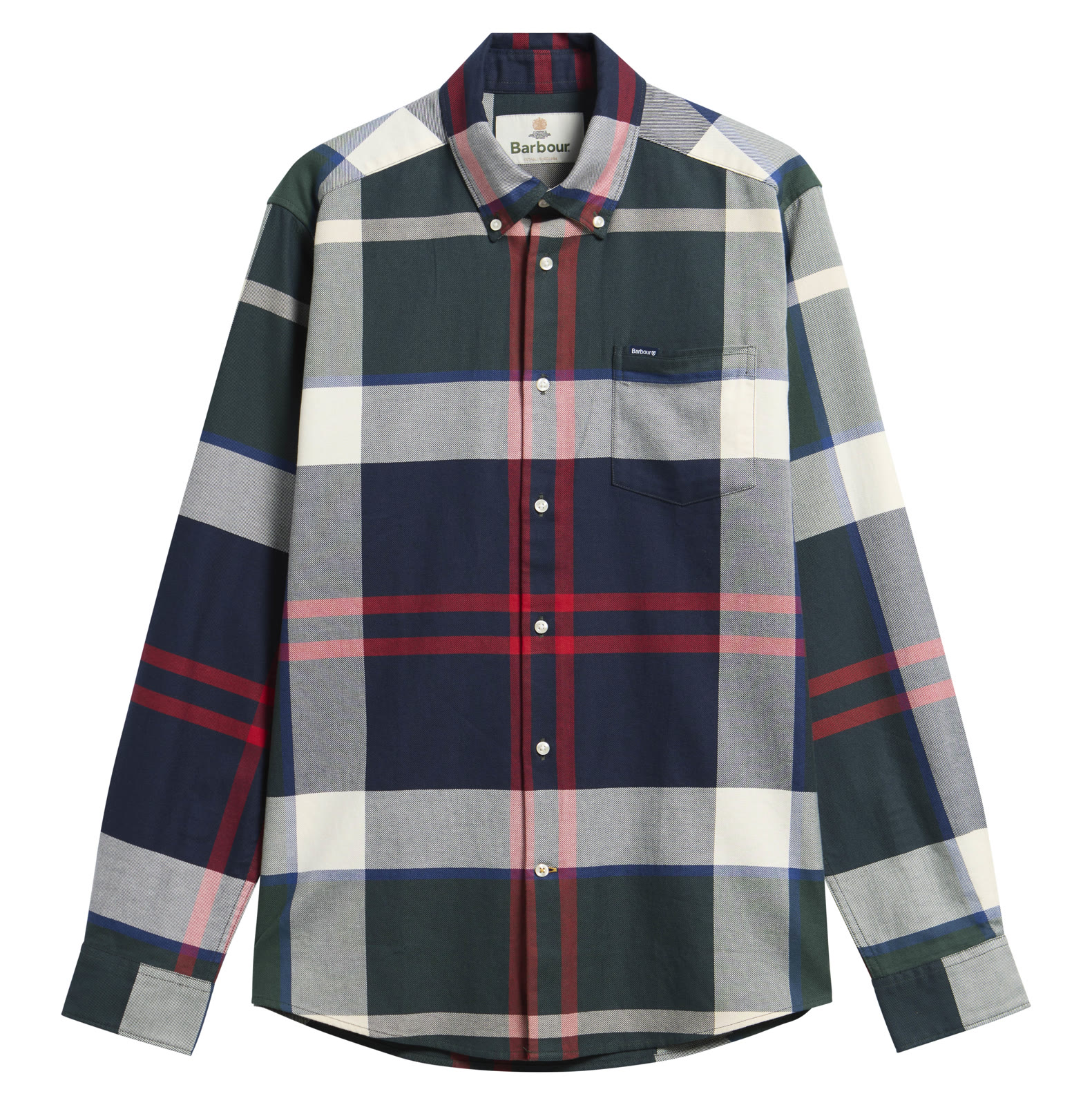 dunoon-tartan-tailored-shirt-evergreen-tartan-homme-MSH4980TN57_3p_light Dunoon Tartan Tailored Shirt Evergreen Tartan