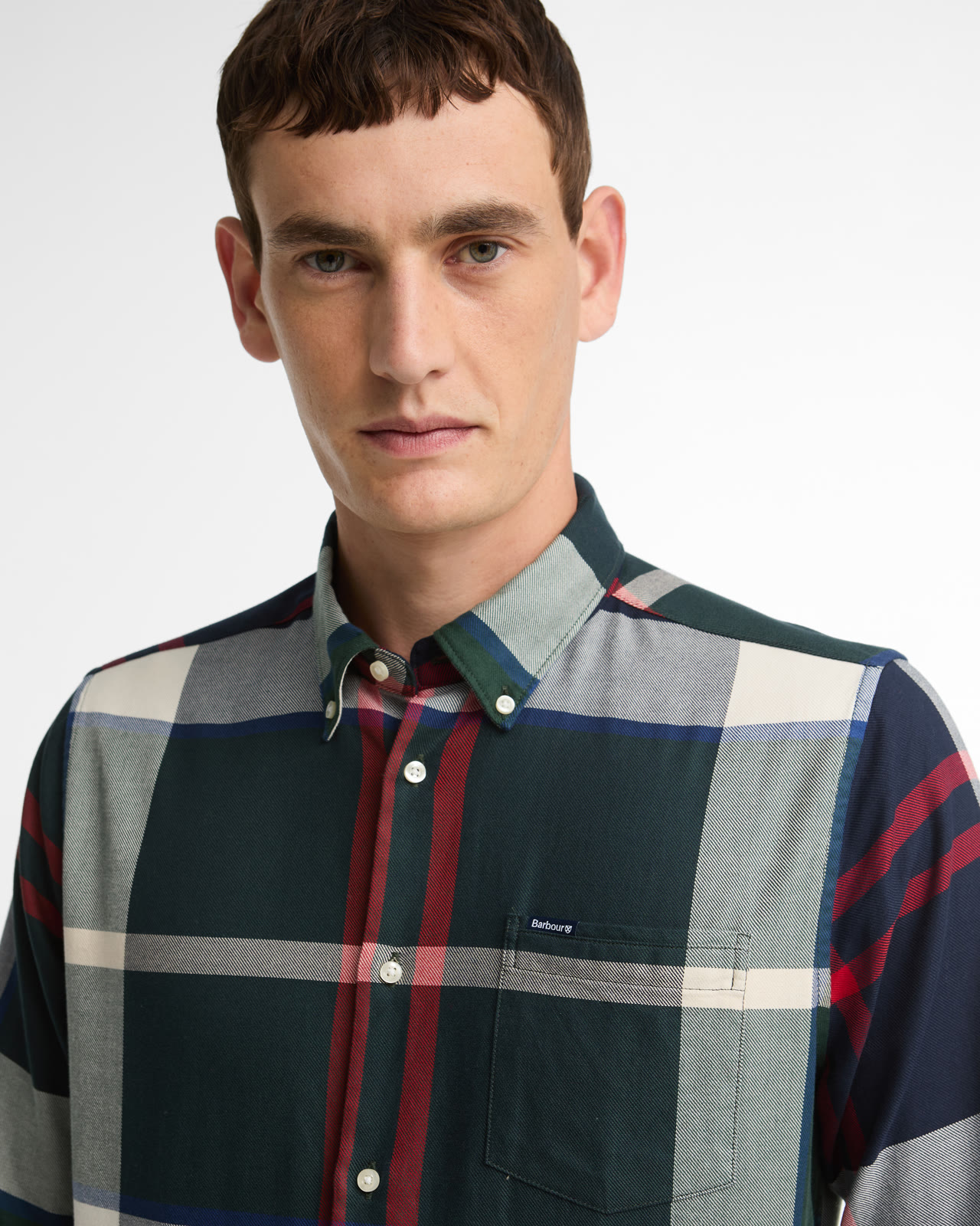 dunoon-tartan-tailored-shirt-evergreen-tartan-homme-MSH4980TN57_4a_light Dunoon Tartan Tailored Shirt Evergreen Tartan