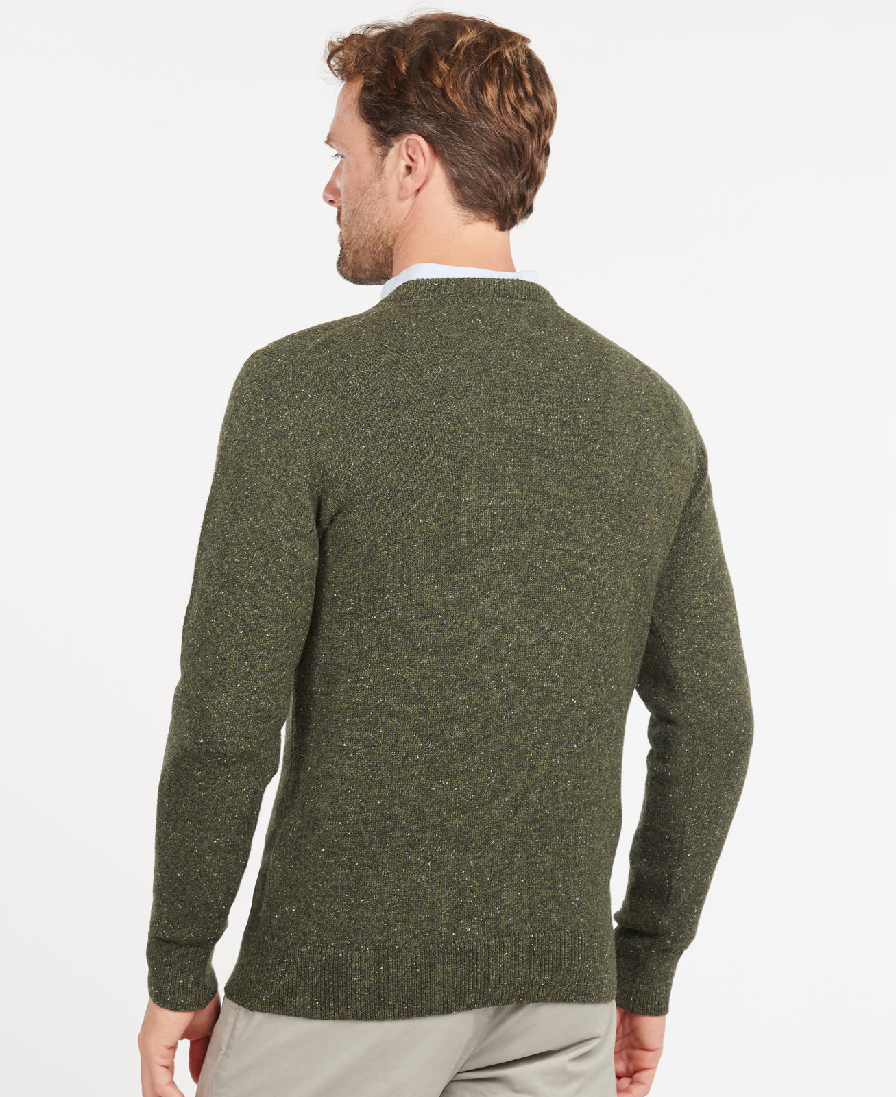 essential-tisbury-crew-neck-sweater-navy-homme-MKN0844GN79_04back_model_light Essential Tisbury Crew Neck Sweater Dark Seaweed