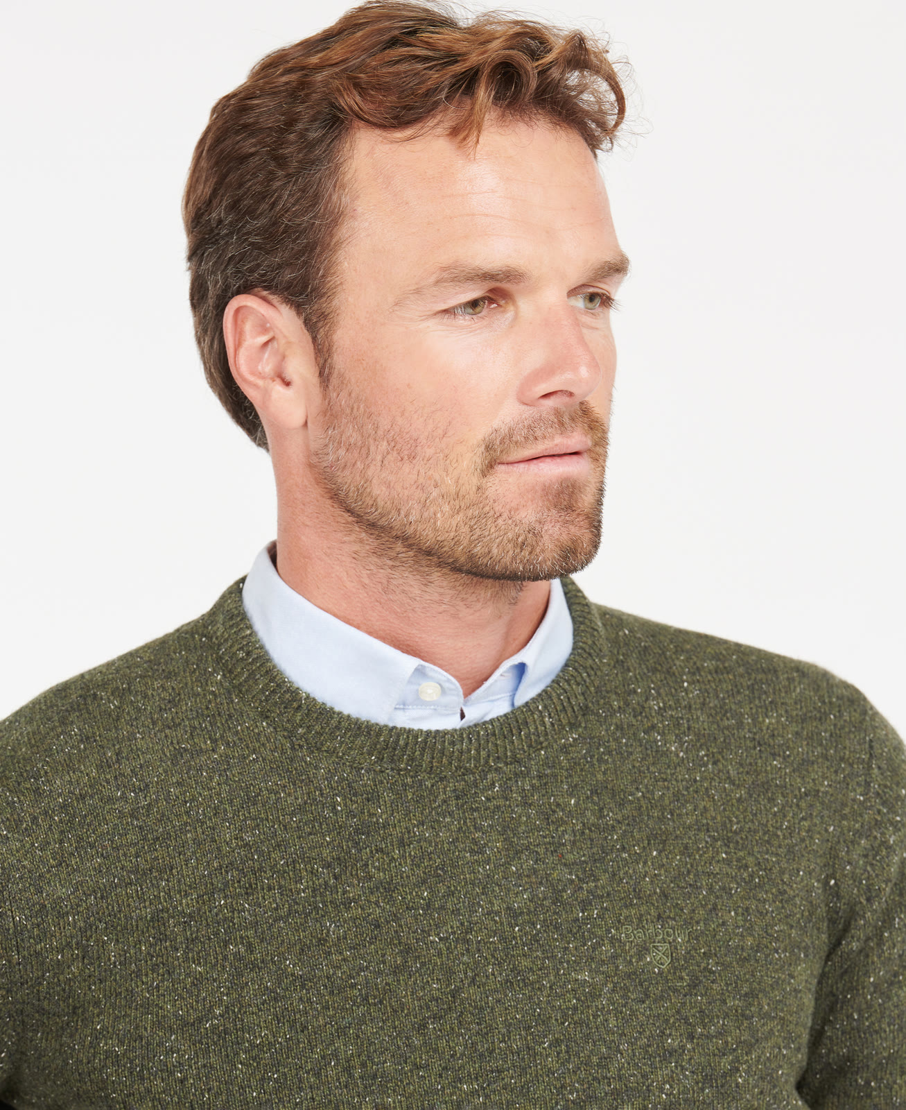 essential-tisbury-crew-neck-sweater-navy-homme-MKN0844GN79_05detaila_model_light Essential Tisbury Crew Neck Sweater Dark Seaweed