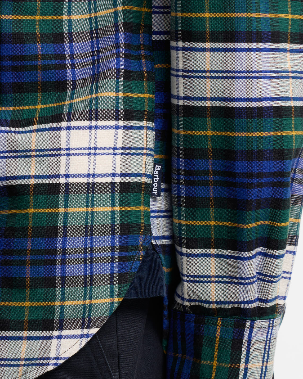 findhorn-authentic-highland-check-oxford-seaweed-homme-MSH5840GN73_4b_light Findhorn Authentic Highland Check Oxford Seaweed