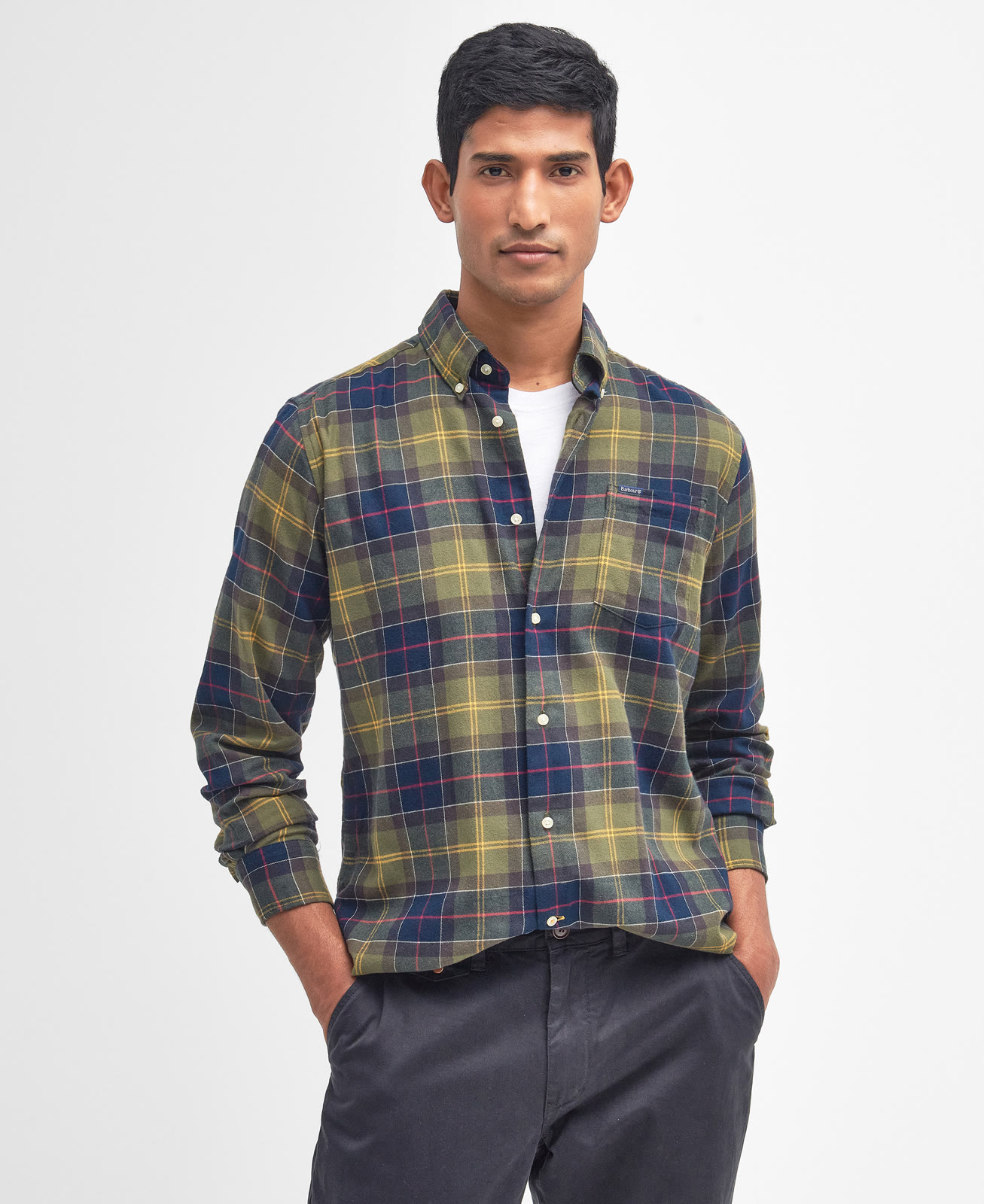 fortrose-tailored-tartan-shirt-classic-tartan-homme-MSH4991TN52_01front_light Fortrose Tailored Tartan Shirt Classic Tartan