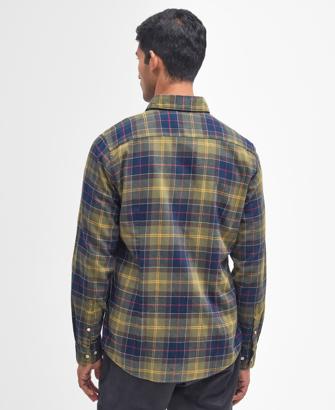 fortrose-tailored-tartan-shirt-classic-tartan-homme-MSH4991TN52_04back_light Fortrose Tailored Tartan Shirt Classic Tartan