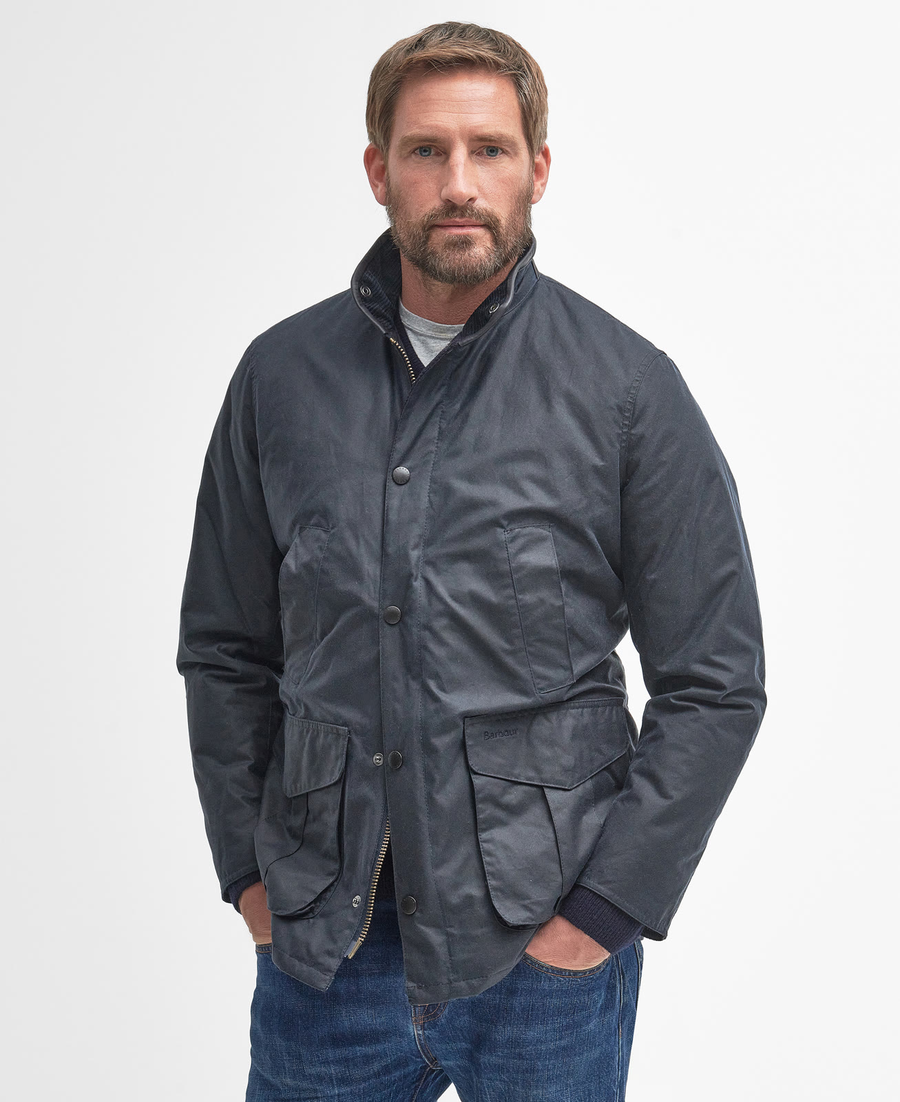 hereford-wax-olive-homme-MWX1213NY92_01front_light Hereford Wax Navy