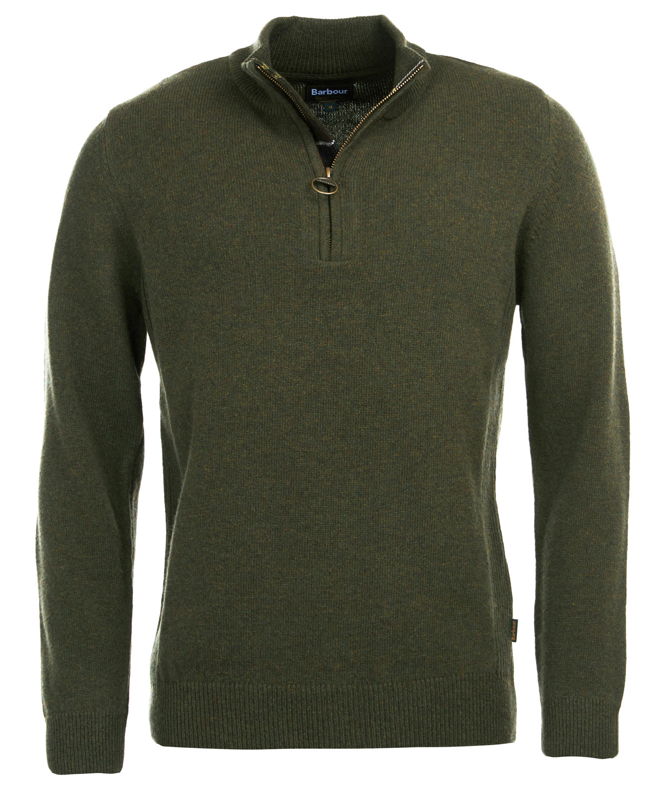 holden-half-zip-knitted-jumper-olive-marl-homme-MKN0837OL91_02flat_light Holden Half Zip Knitted Jumper Olive Marl