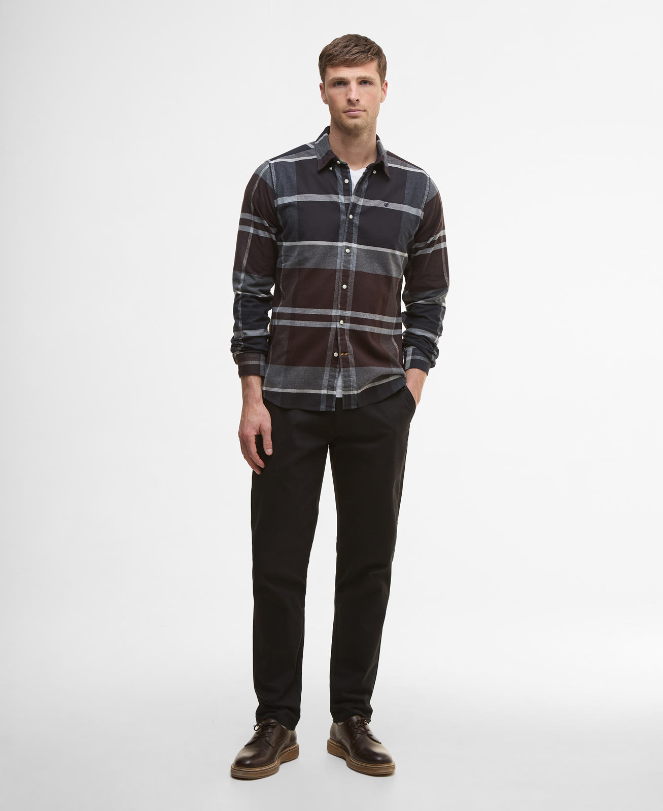 iceloch-tailored-tartan-shirt-midnight-oak-tartan-homme-MSH4994TN38_03getthelook_light Iceloch Tailored Tartan Shirt Midnight Oak Tartan