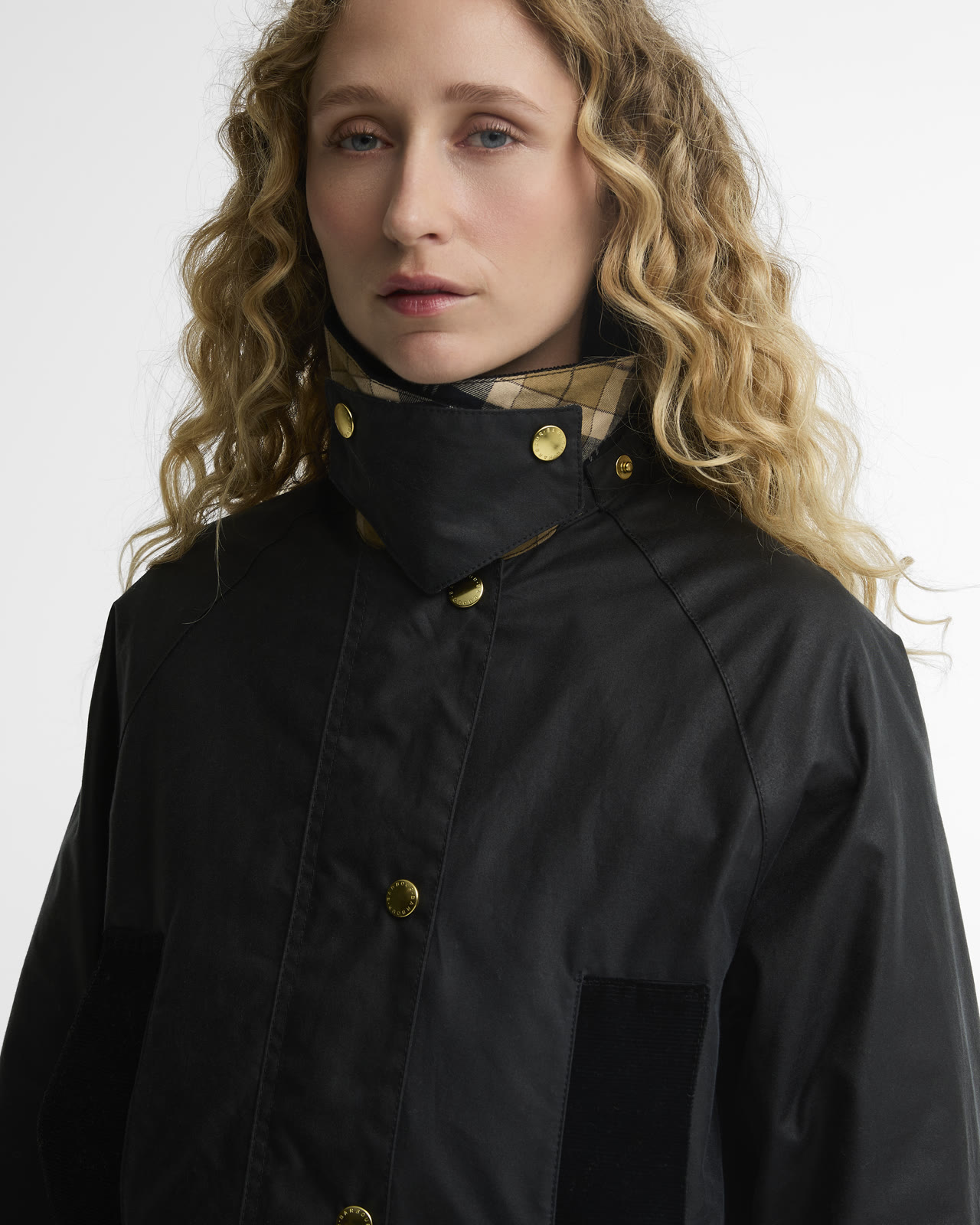 icons-modern-beaufort-wax-jacket-olive-classic-femme-LWX1583NY92_4a_light Icons Modern Beaufort Wax Jacket Navy/Birchwood
