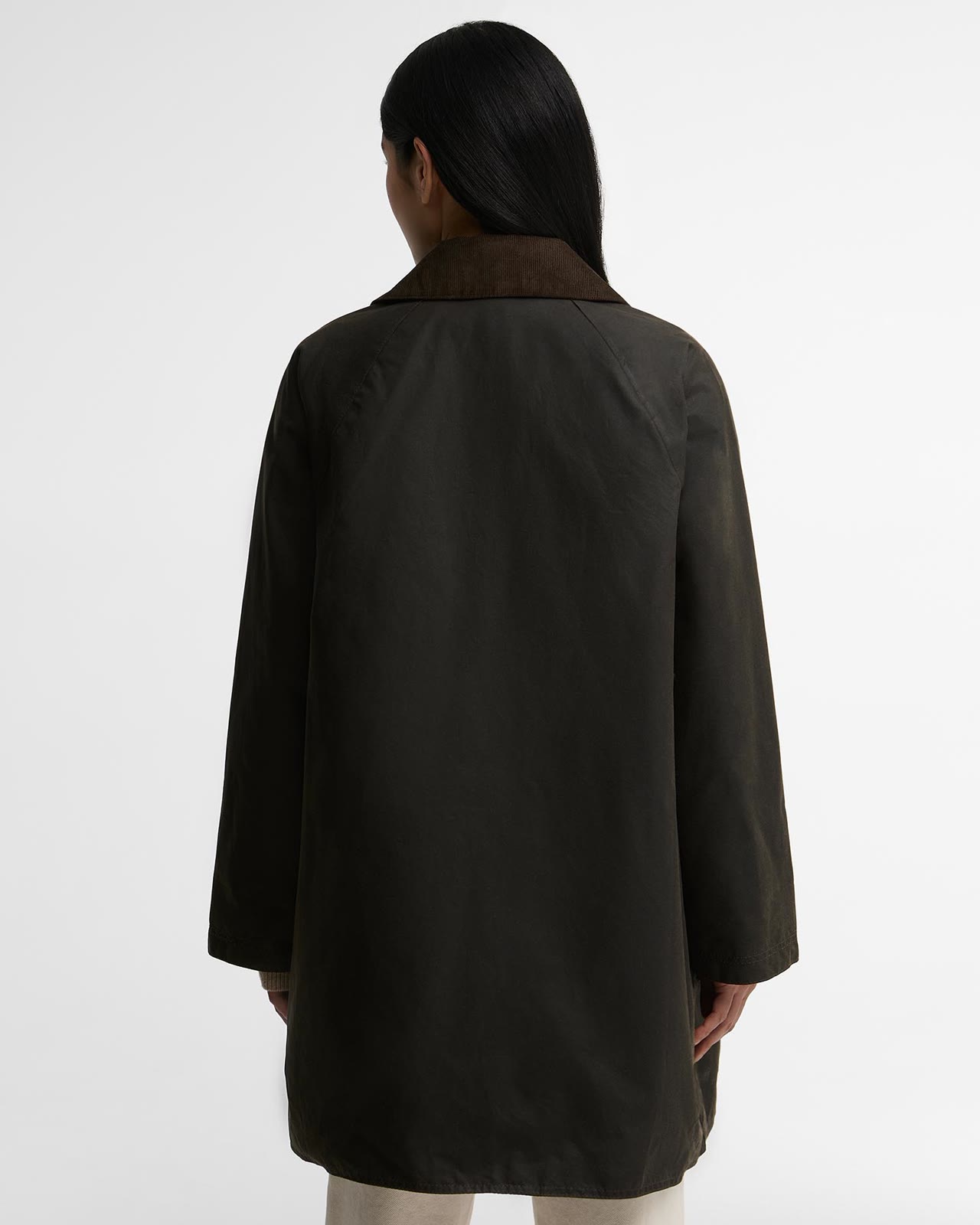 icons-modern-beaufort-wax-jacket-olive-classic-femme-LWX1583OL71_04back_light Icons Modern Beaufort Wax Jacket Olive/Classic
