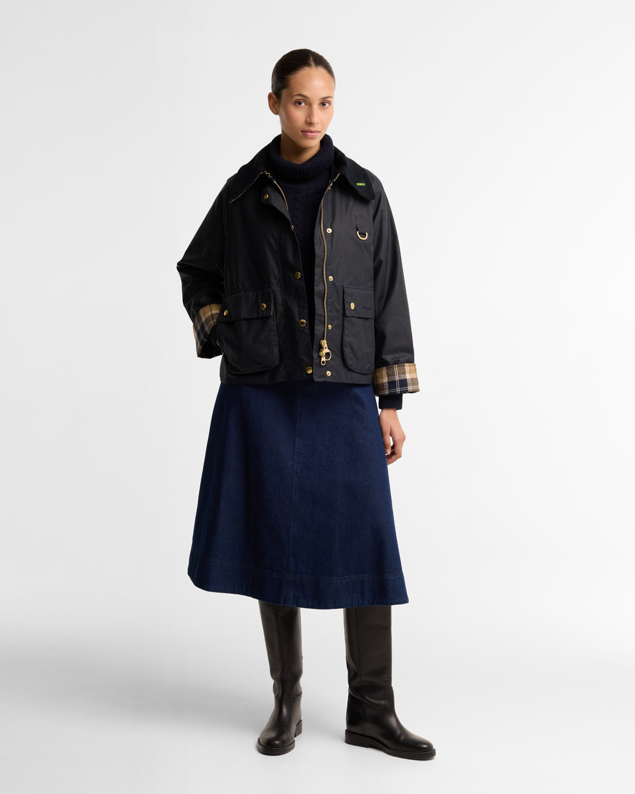 icons-modern-spey-wax-jacket-beech-birchwood-femme-LWX1595NY92_2_light Icons Modern Spey Wax Jacket Navy/Birchwood