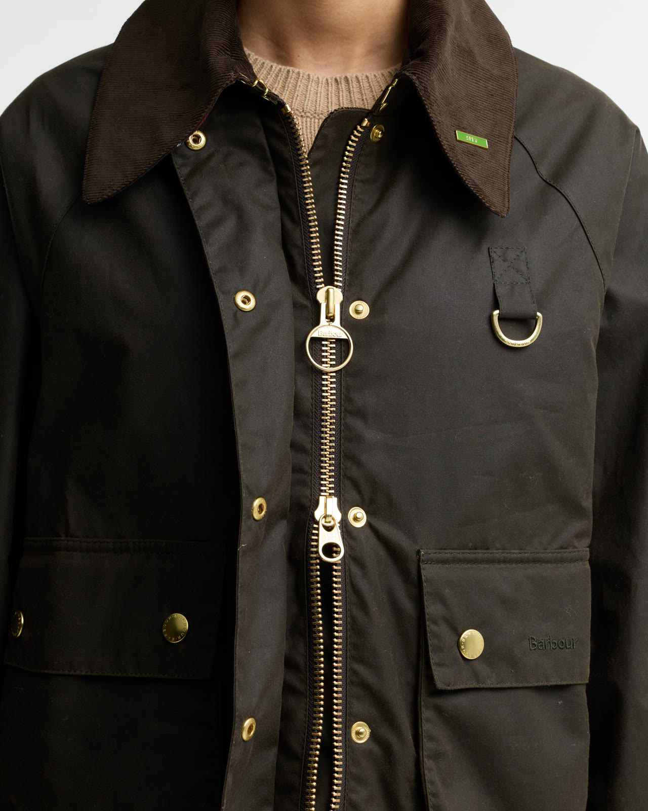 icons-modern-spey-wax-jacket-beech-birchwood-femme-LWX1595OL71_4b_light Icons Modern Spey Wax Jacket Olive/Classic