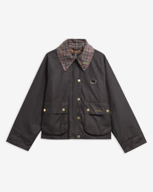 Icons Tartan Collar Spey Wax Jacket Rustic/Muted