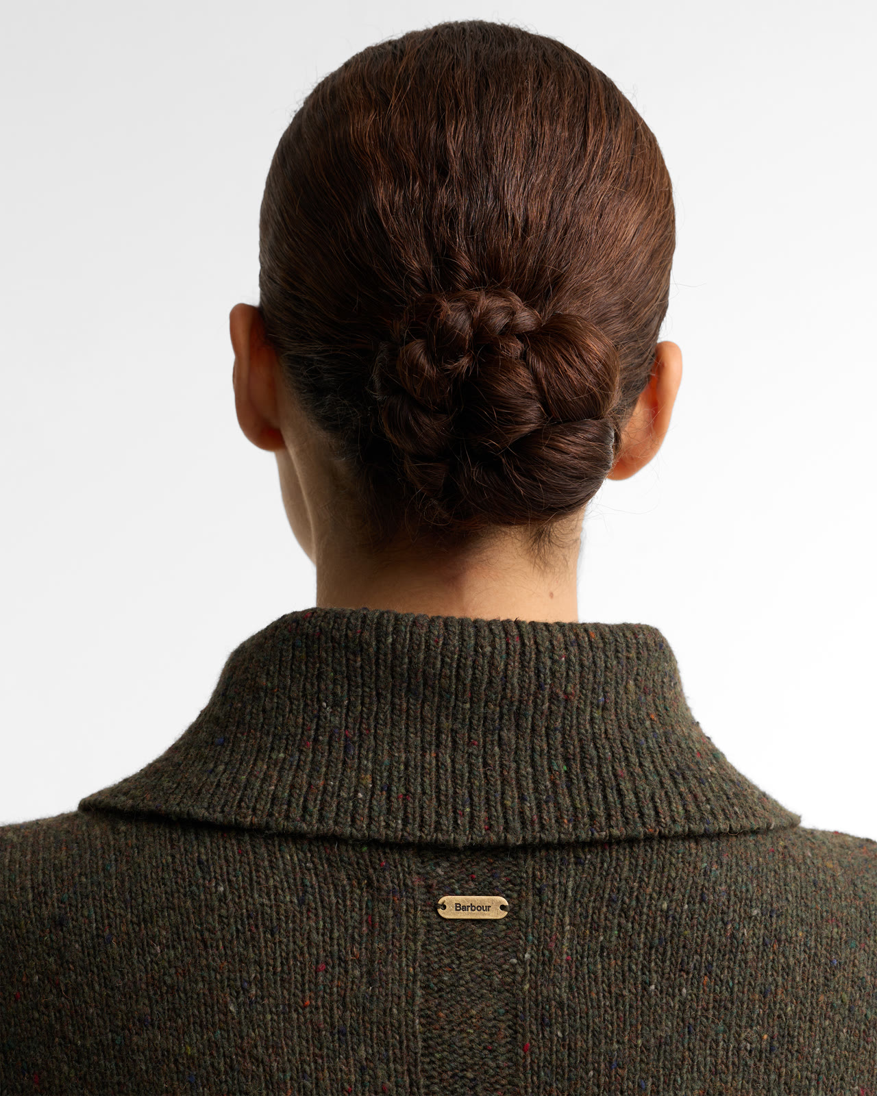 lavensdale-half-zip-fleck-knitted-jumper-olive-femme-LKN1579OL71_4b_light Lavensdale Half Zip Fleck Knitted Jumper Olive