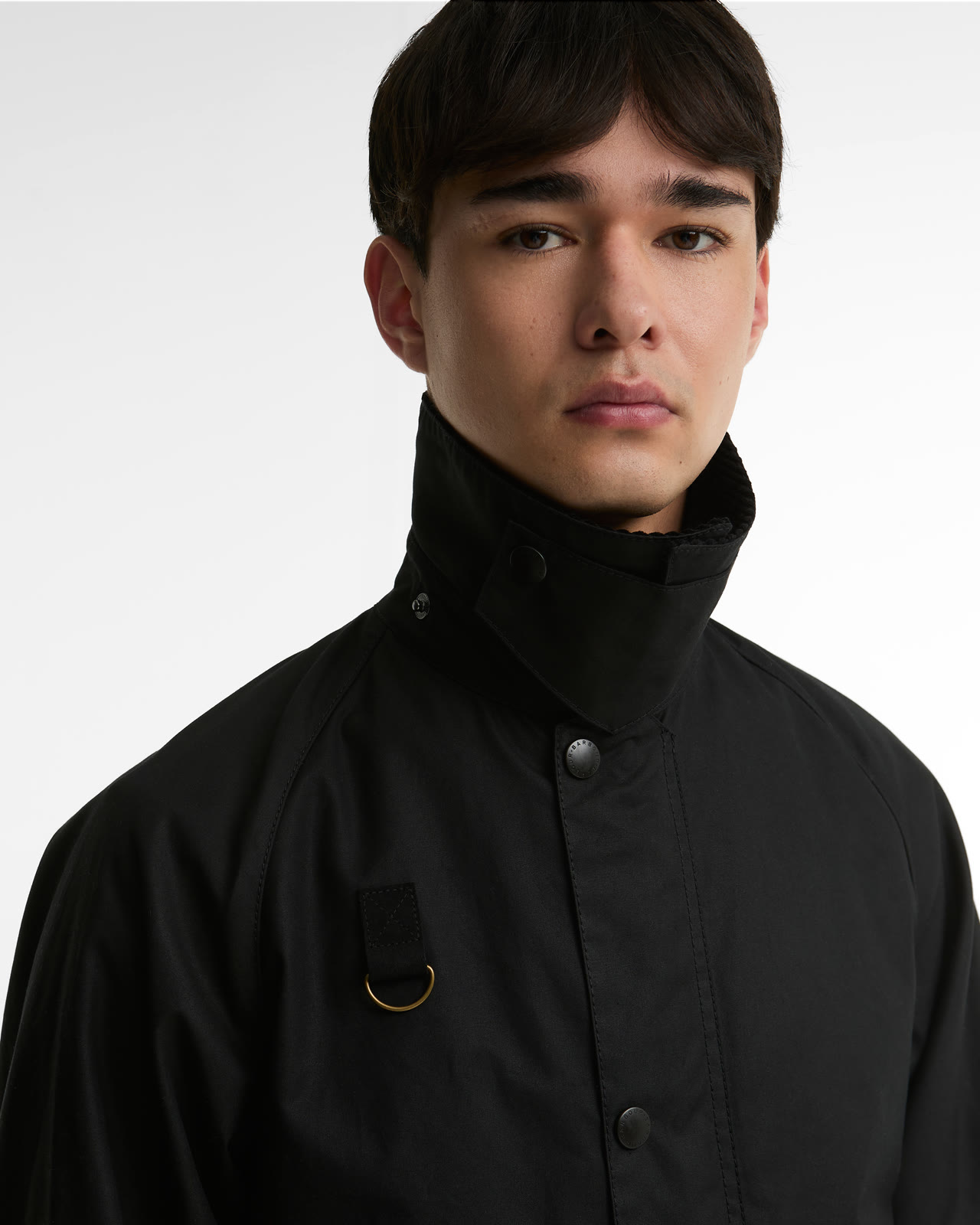 long-spey-wax-jacket-sage-homme-MWX2594BK71_4a_light Long Spey Wax Jacket Black