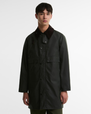 Long Spey Wax Jacket Sage