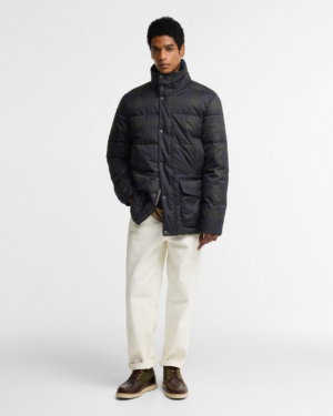 Lonnen Tartan Puffer Jacket Shadow Classic Tartan