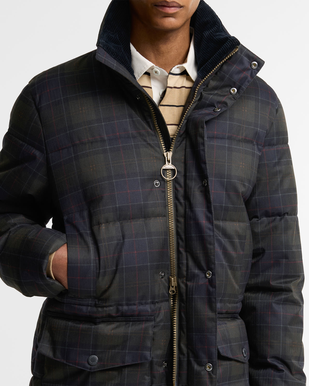 lonnen-tartan-puffer-jacket-shadow-classic-tartan-homme-MQU1908TN11_4a_light Lonnen Tartan Puffer Jacket Shadow Classic Tartan