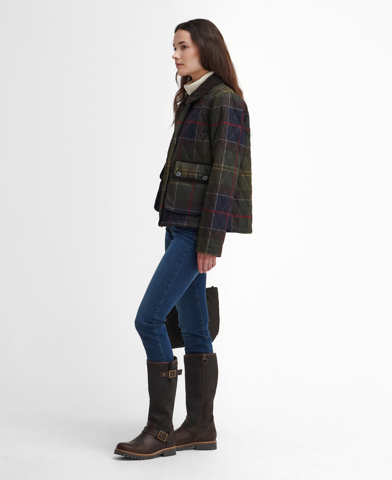 louden-quilted-jacket-classic-tartan-femme-LQU1767TN14_03getthelook_light Louden Quilted Jacket Classic Tartan