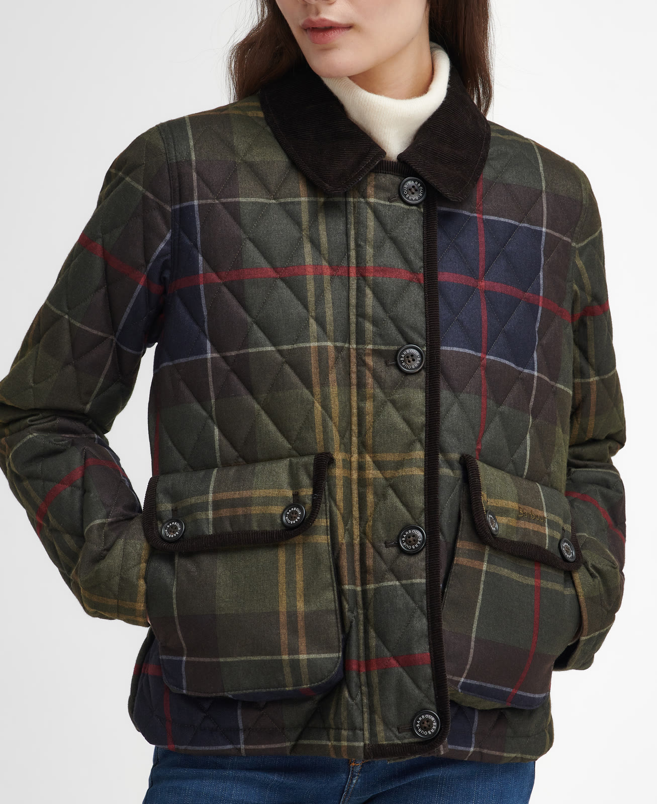 louden-quilted-jacket-classic-tartan-femme-LQU1767TN14_05detailb_light Louden Quilted Jacket Classic Tartan