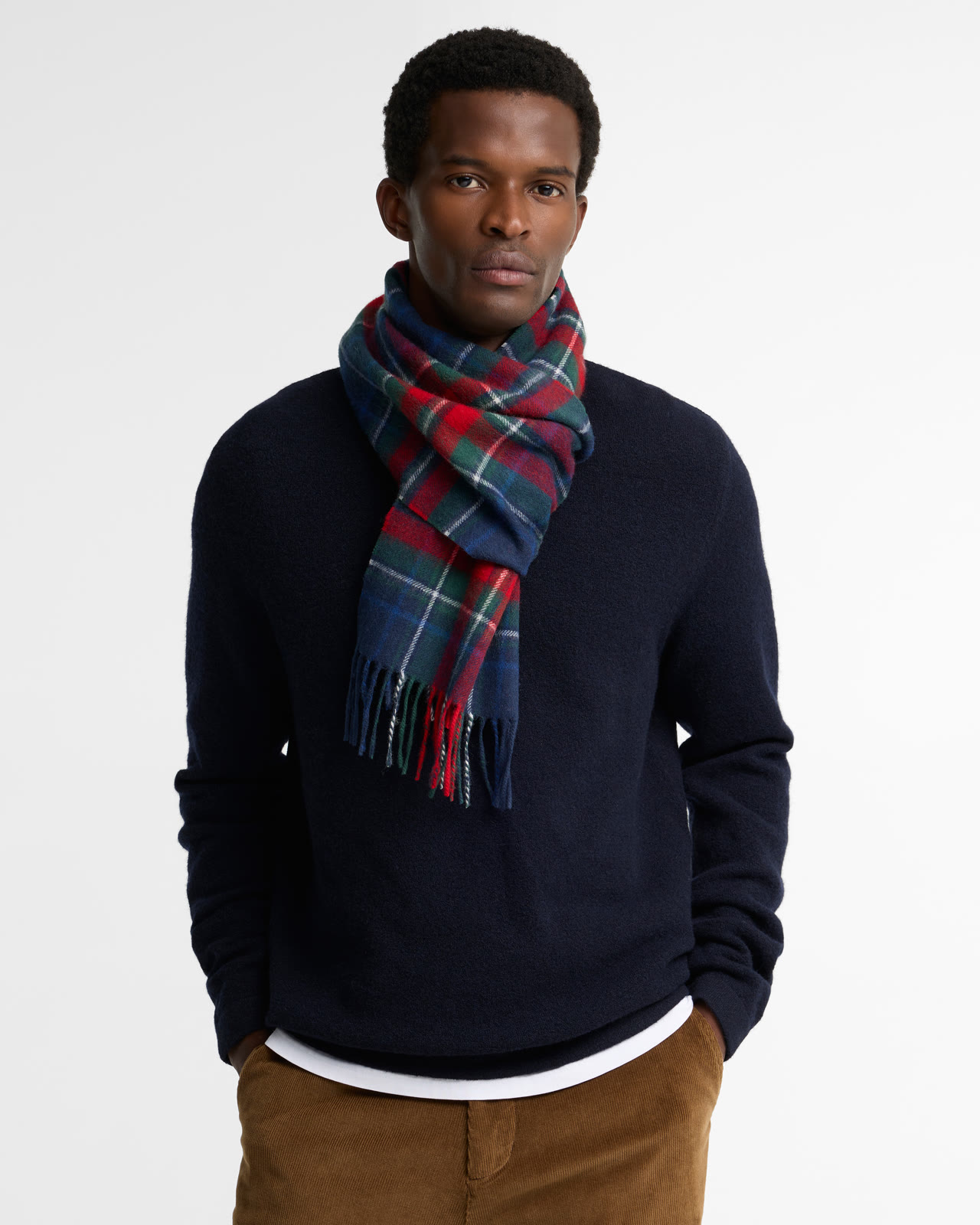 new-check-tartan-scarf-evergreen-tartan-unisex-USC0137NY98_2_light New Check Tartan Scarf Evergreen Tartan