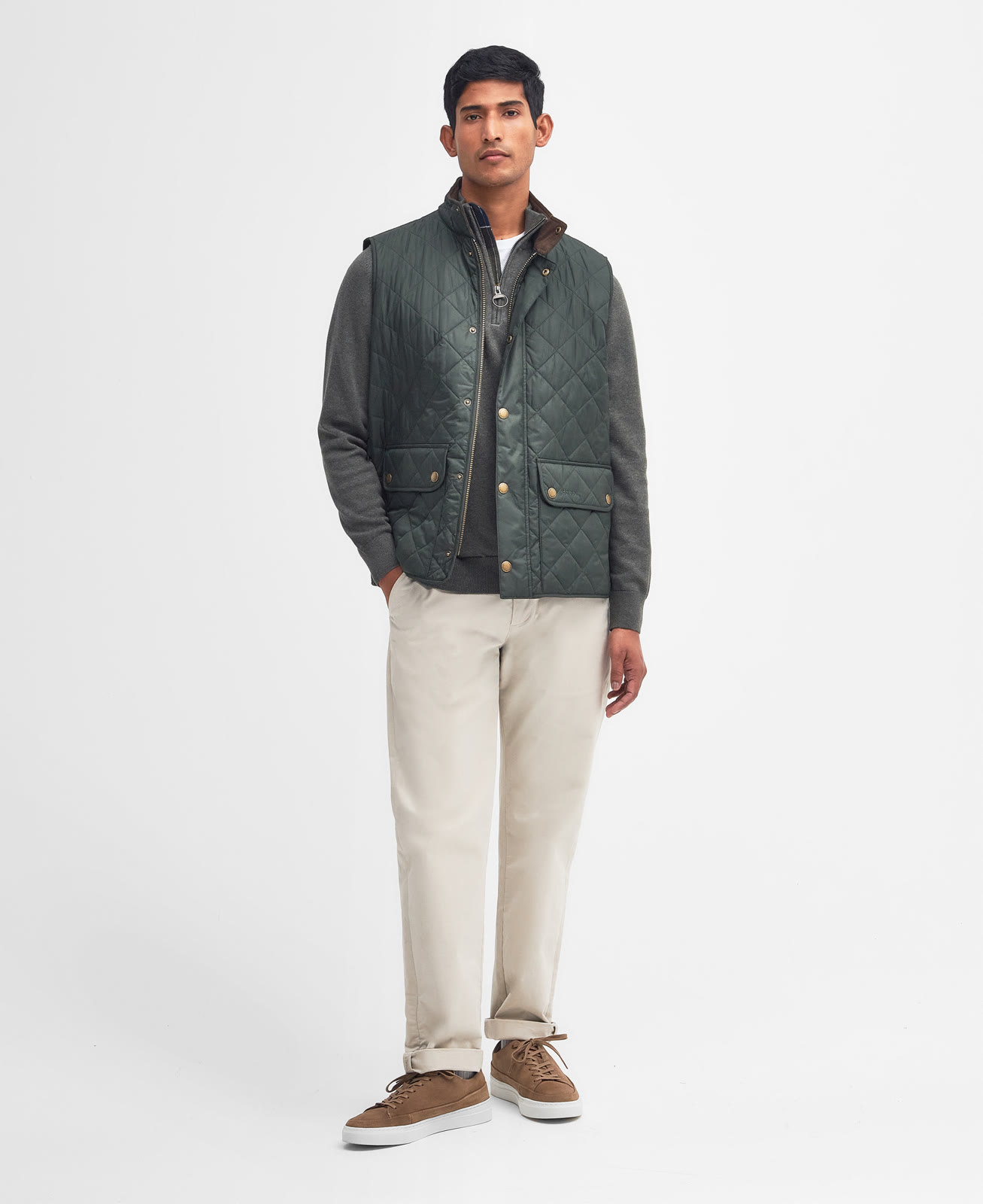 new-lowerdale-quilted-gilet-navy-homme-MGI0245GN71_03getthelook_light New Lowerdale Quilted Gilet Sage