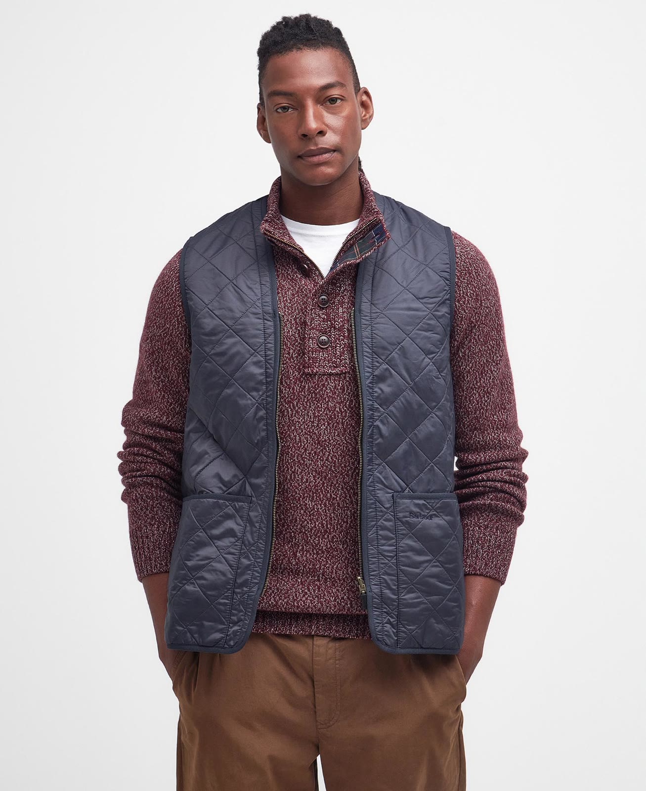 polarquilt-waistcoat-zip-in-liner-olive-homme-MLI0002NY91_01front_light Polarquilt Waistcoat/Zip-In Liner Navy