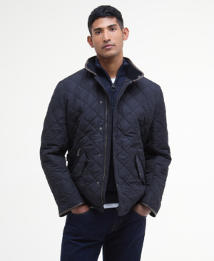 Powell Quilted Jacket Navy