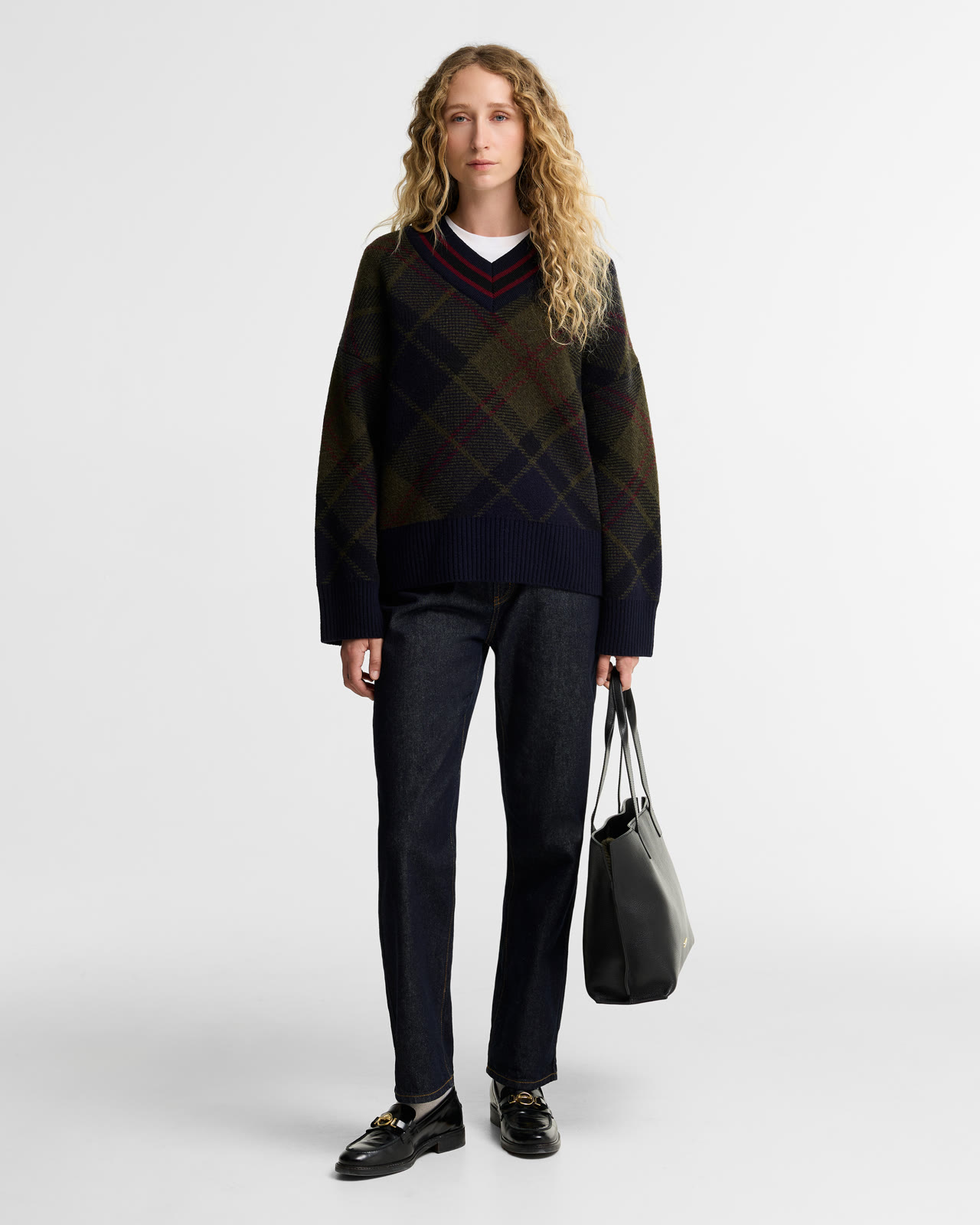 shae-knitted-jumper-shadow-classic-tartan-femme-LKN1841TN43_2_light Shae Knitted Jumper Shadow Classic Tartan