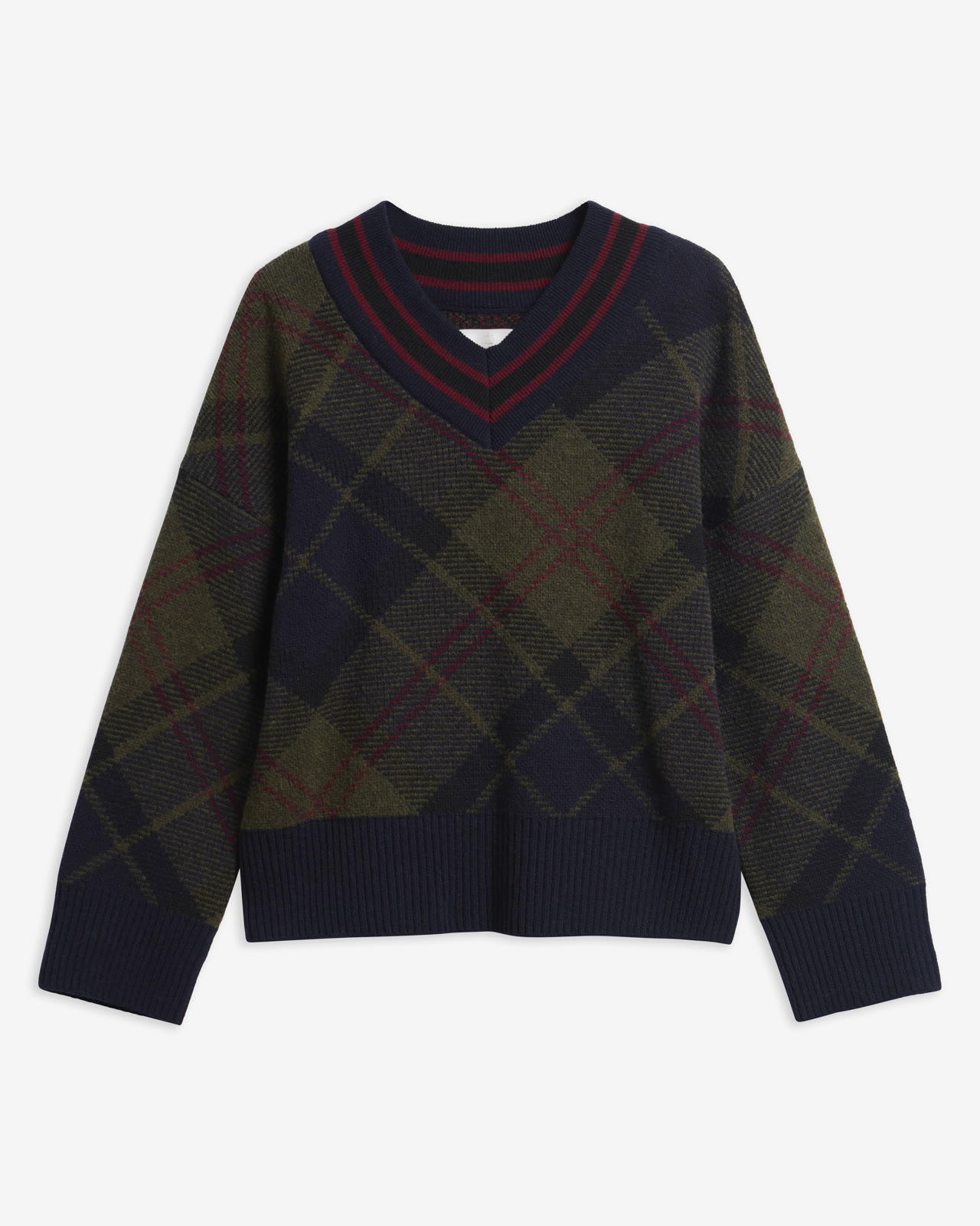 shae-knitted-jumper-shadow-classic-tartan-femme-LKN1841TN43_5_light Shae Knitted Jumper Shadow Classic Tartan